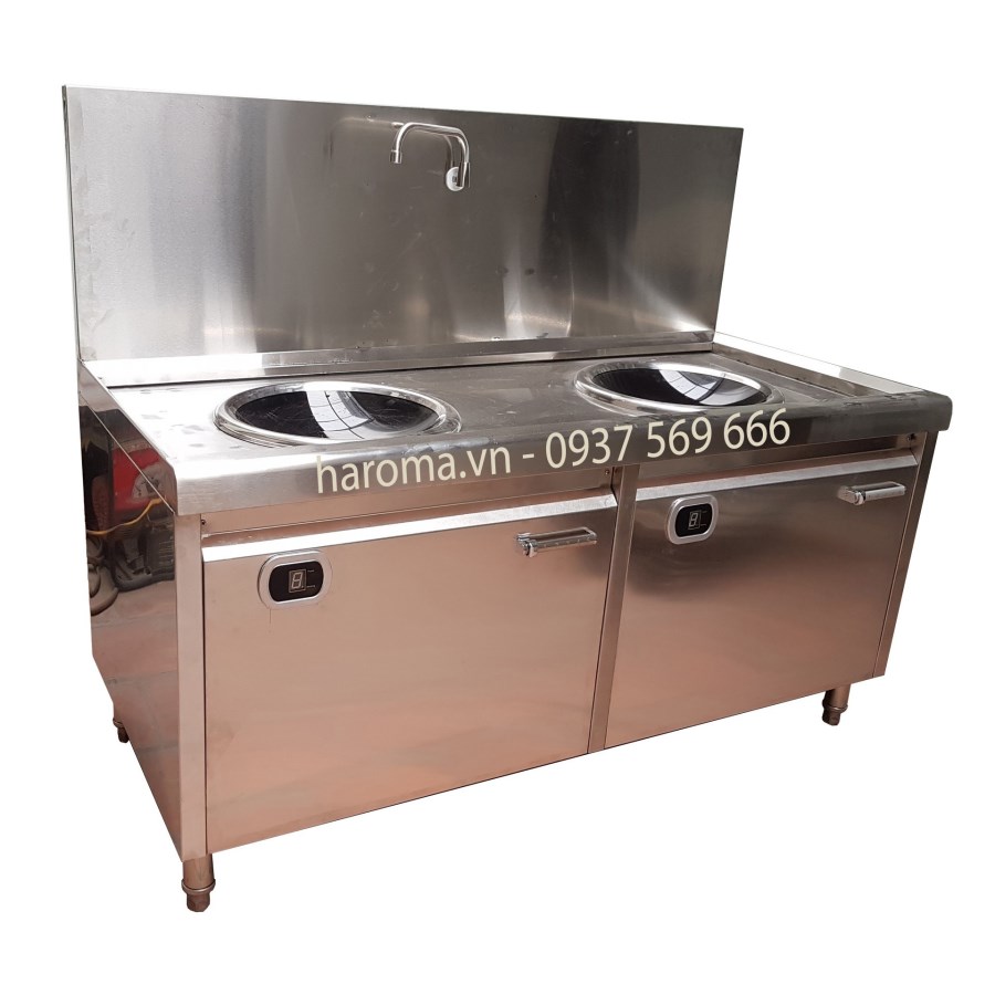 Bếp từ đôi chảo lõm kính