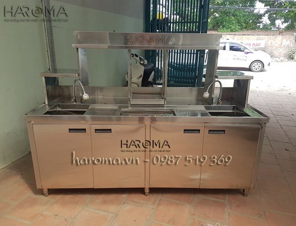 Quầy pha chế trà sữa Heekcaa
