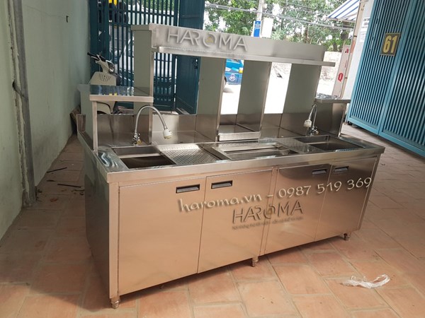 Quầy pha chế trà sữa Heekcaa